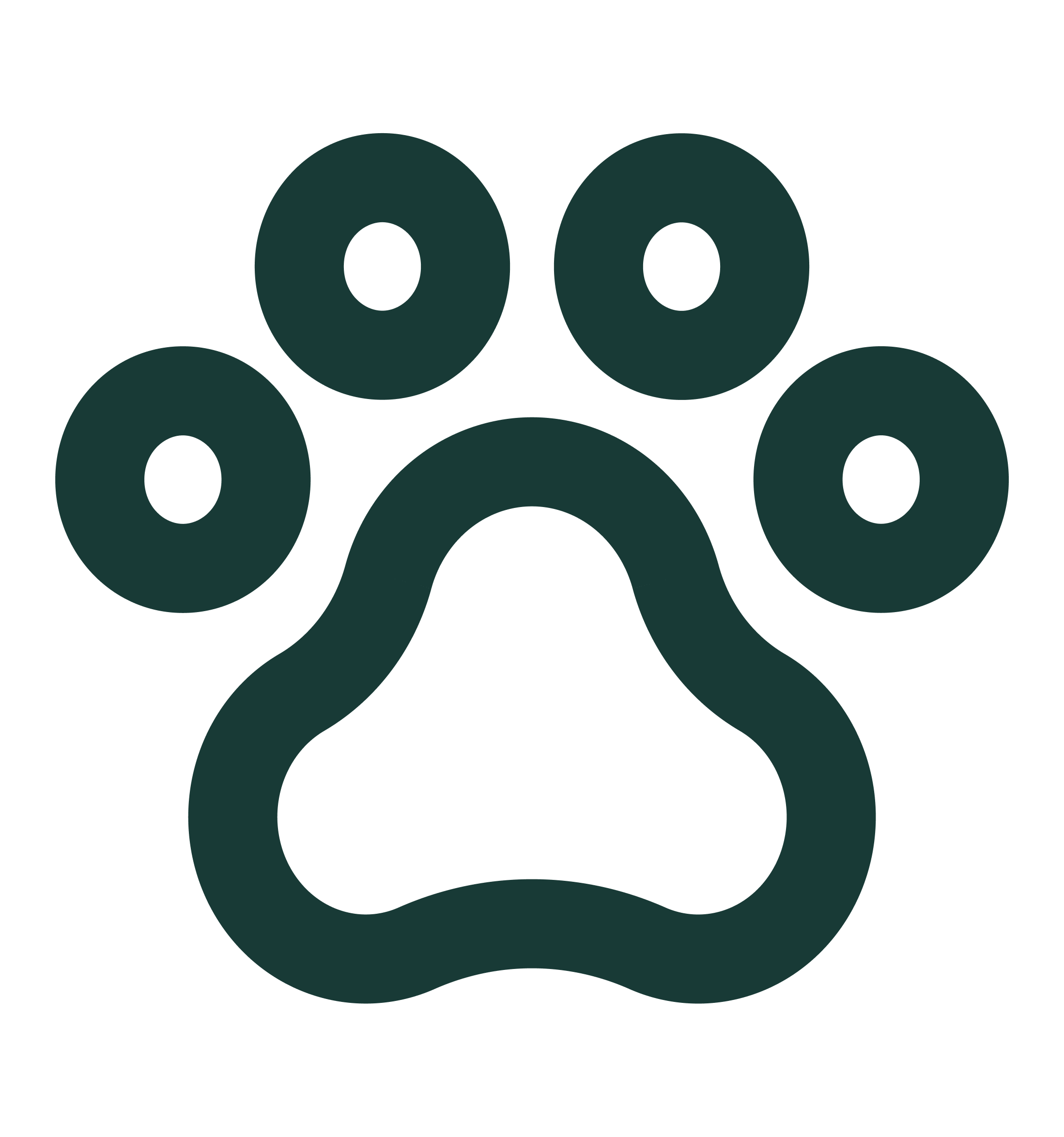 pictogram van een hondenpoot